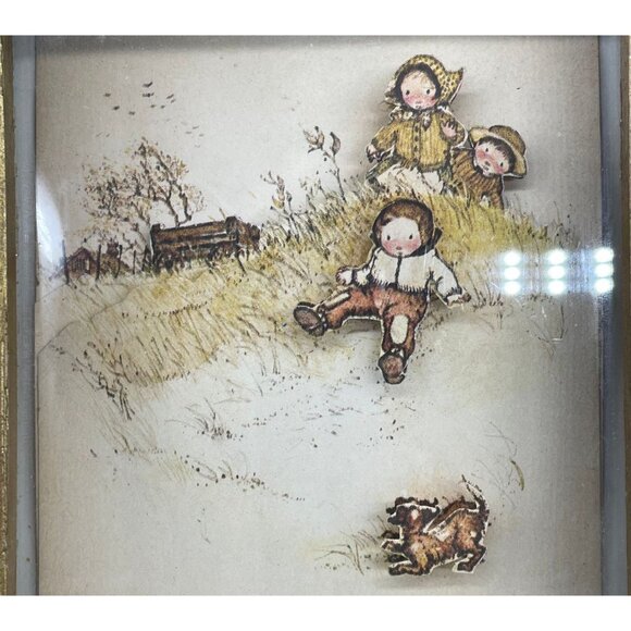 Vintage Holly Hobbie American Greetings 3D Framed Prints Wall Hanging Retro - Picture 4 of 10